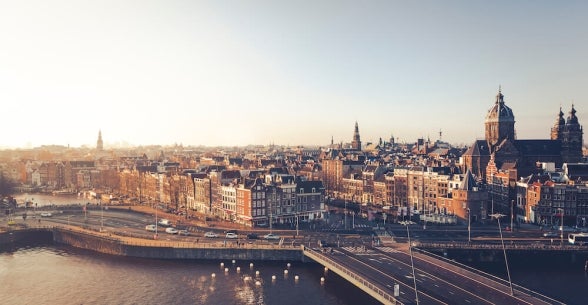 Skyline of Amsterdam