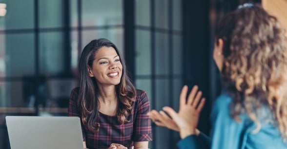 Two Women in an Interview